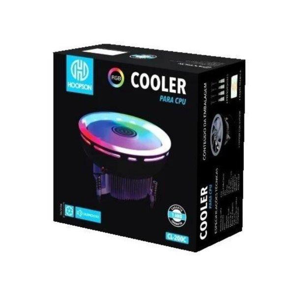 COOLER GAMER PARA PROCESSADOR CL-200C RGB INTEL - HOOPSON
